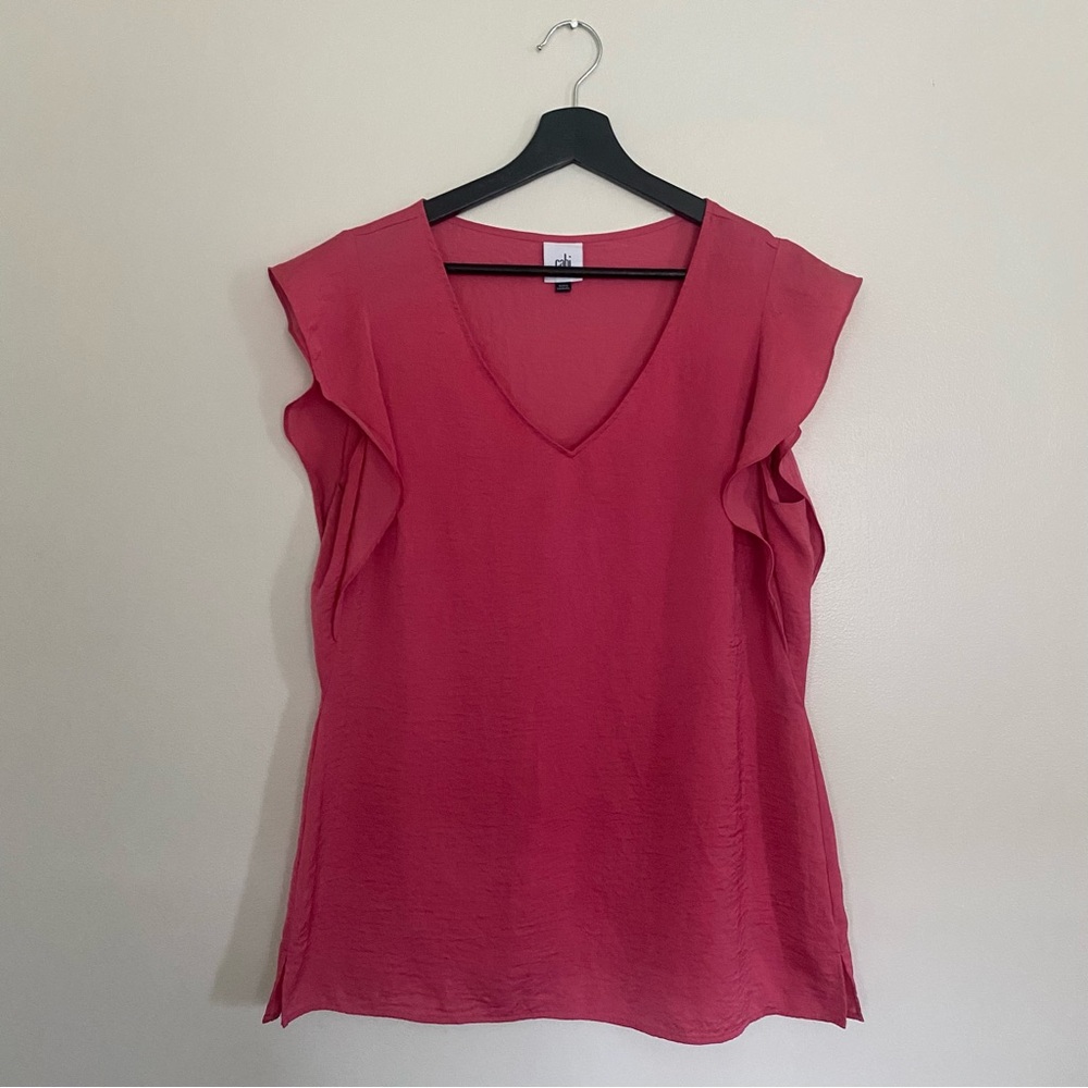 Cabi Pink Flowy Tank Top – Medium
